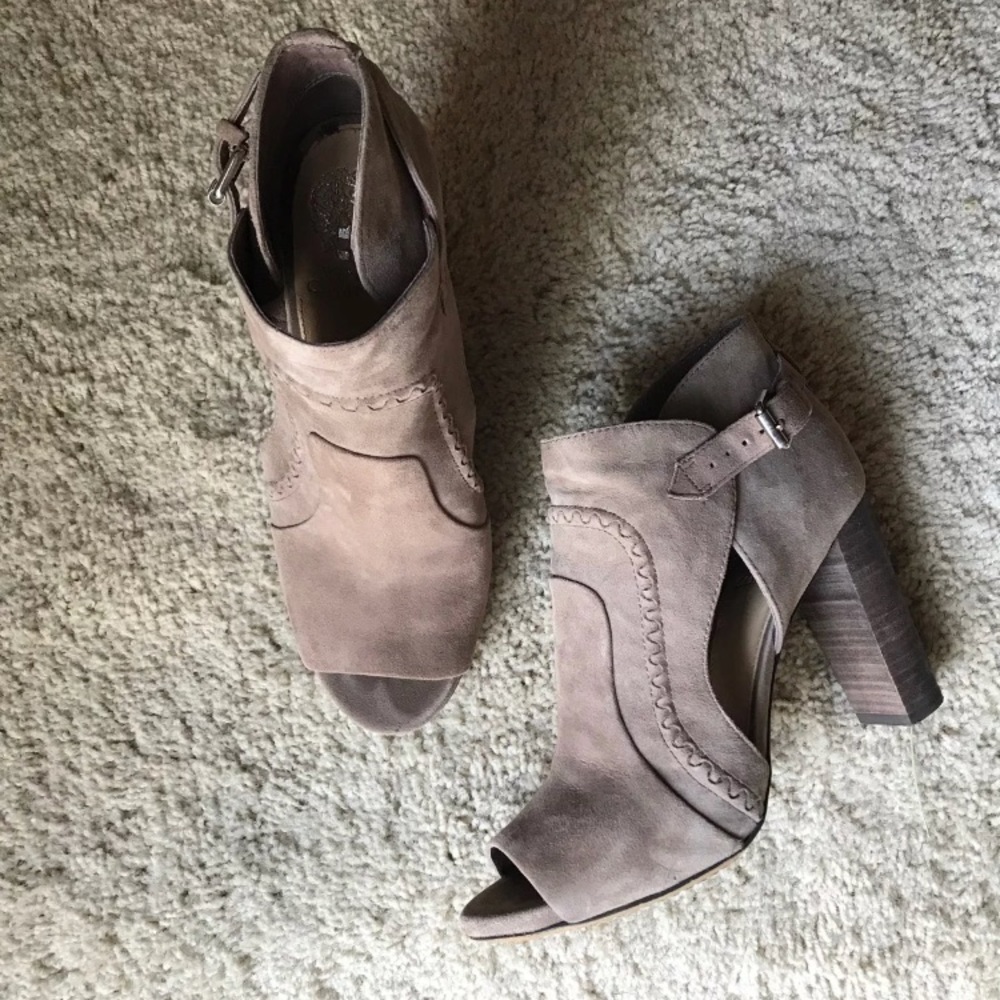 Vince Camuto Taupe Booties